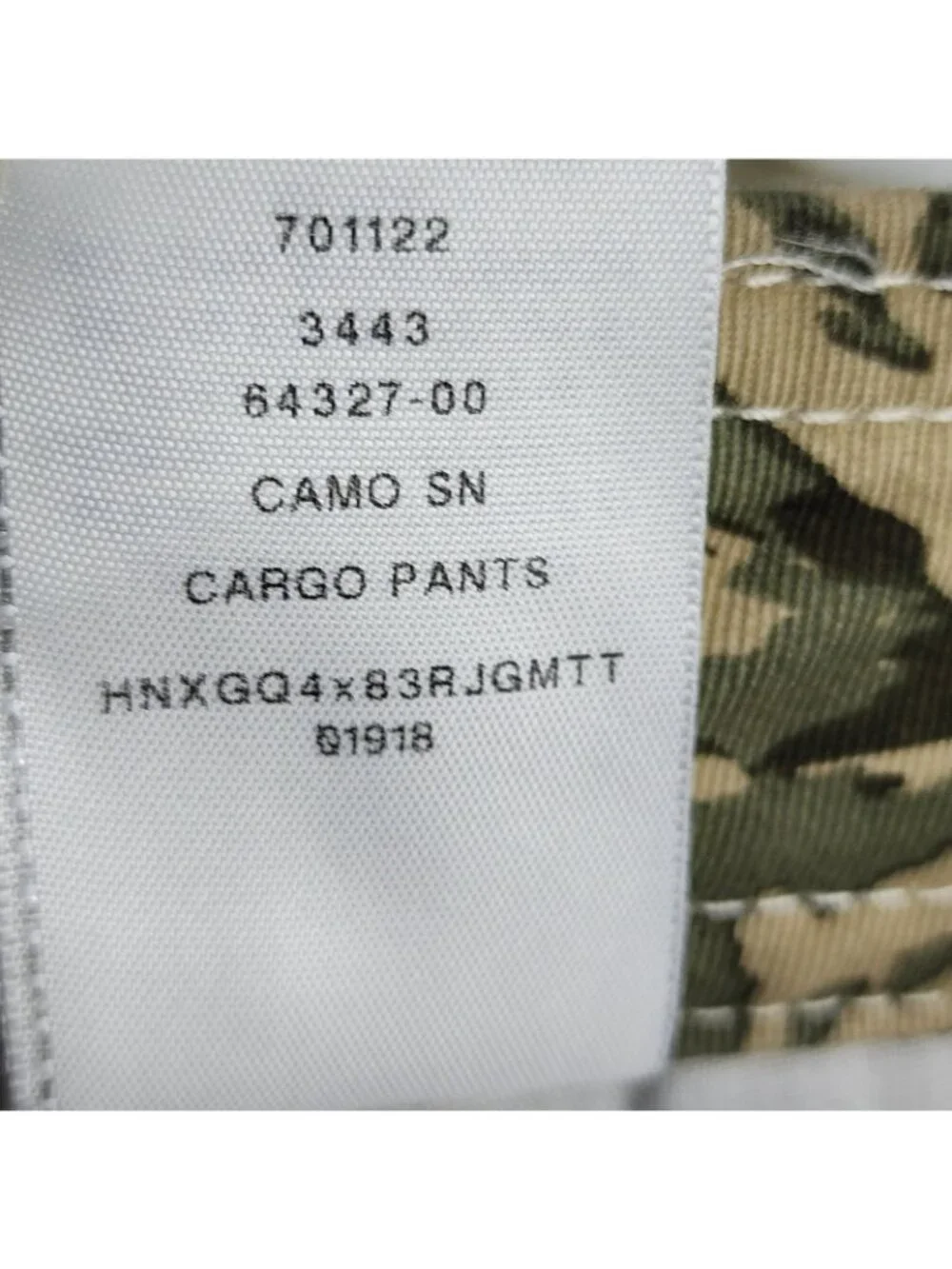 True Religion Jeans Mens 31x32 Multi Abstract Camo Cargo Denim NWT